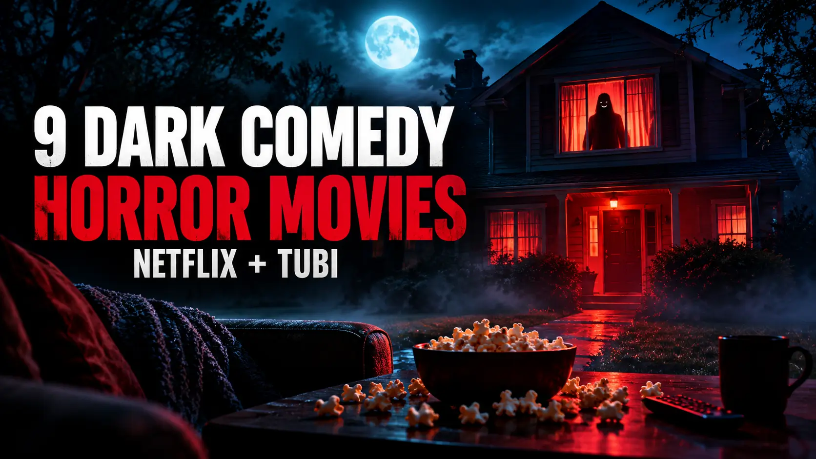 9 dark comedy horror movies on Netflix and Tubi