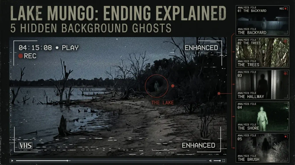 A closer look at the key scenes and hidden details behind Lake Mungo Ending Explained: 5 Hidden Background Ghosts.
