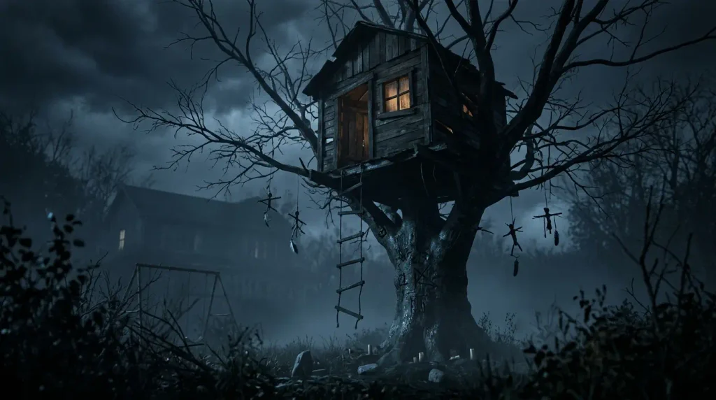 Hereditary dark treehouse and hidden cult symbolism